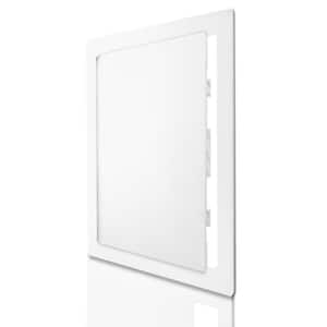 6 in. x 9 in. White Plastic Drywall Access Panel