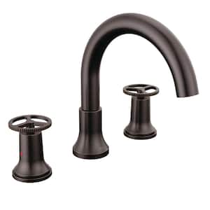 Delta Lahara 2-Handle Deck-Mount Roman Tub Faucet Trim Kit Only in