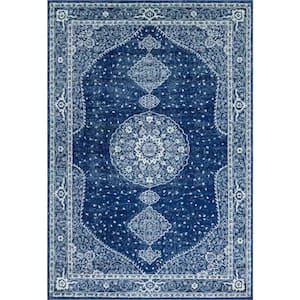 Bromley Midnight Navy Blue 7' 1 x 10' 0 Area Rug