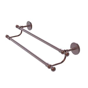 Skyline Collection 30 in. Double Towel Bar in Antique Copper