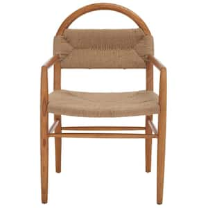 Farley Brown/Natural 25.59 in. Wood Dining Chair