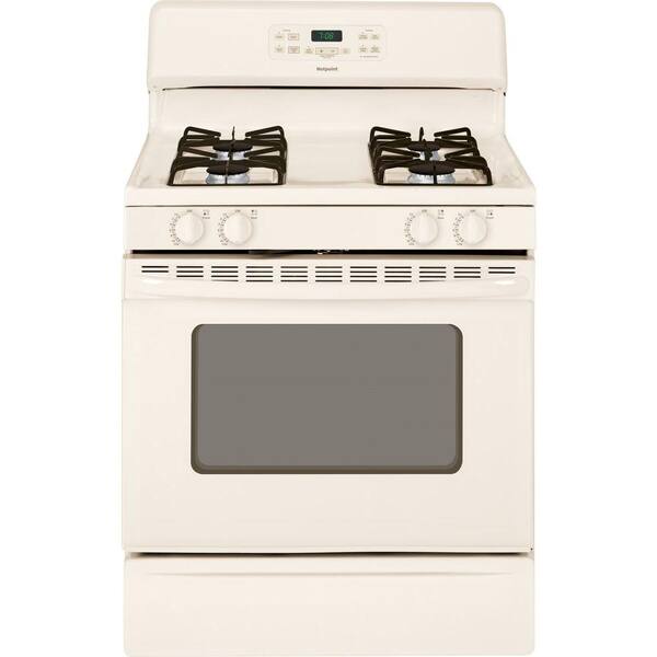 Hotpoint 4.8 cu. ft. Gas Range with Self-Cleaning Oven in Bisque