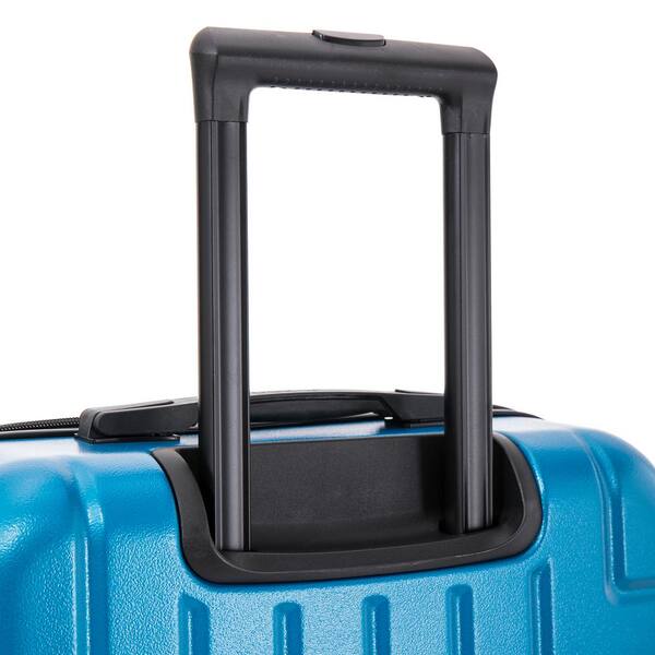 DUKAP Zahav Light-Weight 20 in. Teal Hard side Spinner Luggage