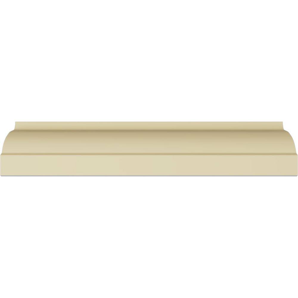 Holmdel White Polyurethane Traditional Crown Moulding 94.5 in