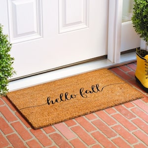 Hello Fall Doormat, 36" x 72"