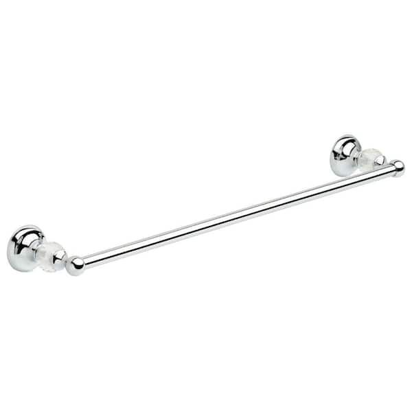 Delta Nora 18 in. Towel Bar in Chrome and Glass