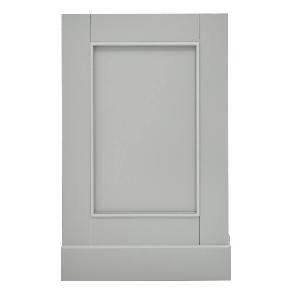 Stafford 61" Light Gray Wood Double Freestanding Vanity Cabinet