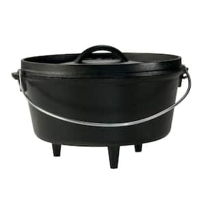 5 Qt. Cast Iron Deep Dutch Oven with Lid and Bail Handle