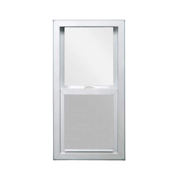 JELD-WEN 29.5 in. x 35.5 in. V-4500 Series White Vinyl Single Hung Window with Fiberglass Mesh Screen