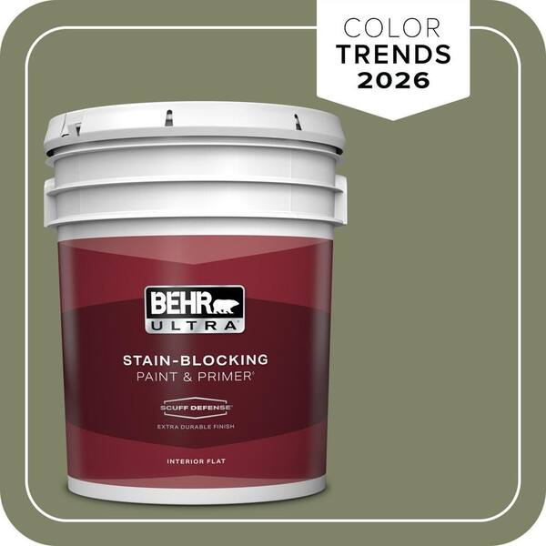 BEHR ULTRA 5 gal. #S380-6 Ecological Extra Durable Flat Interior Paint & Primer