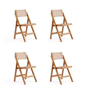 Pullman Nature Cane Folding Dining Side Chair (Set of 4)