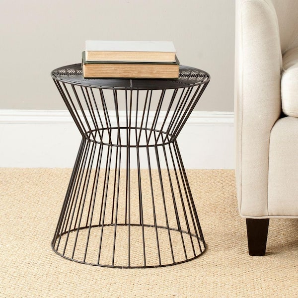 SAFAVIEH Adele Black End Table