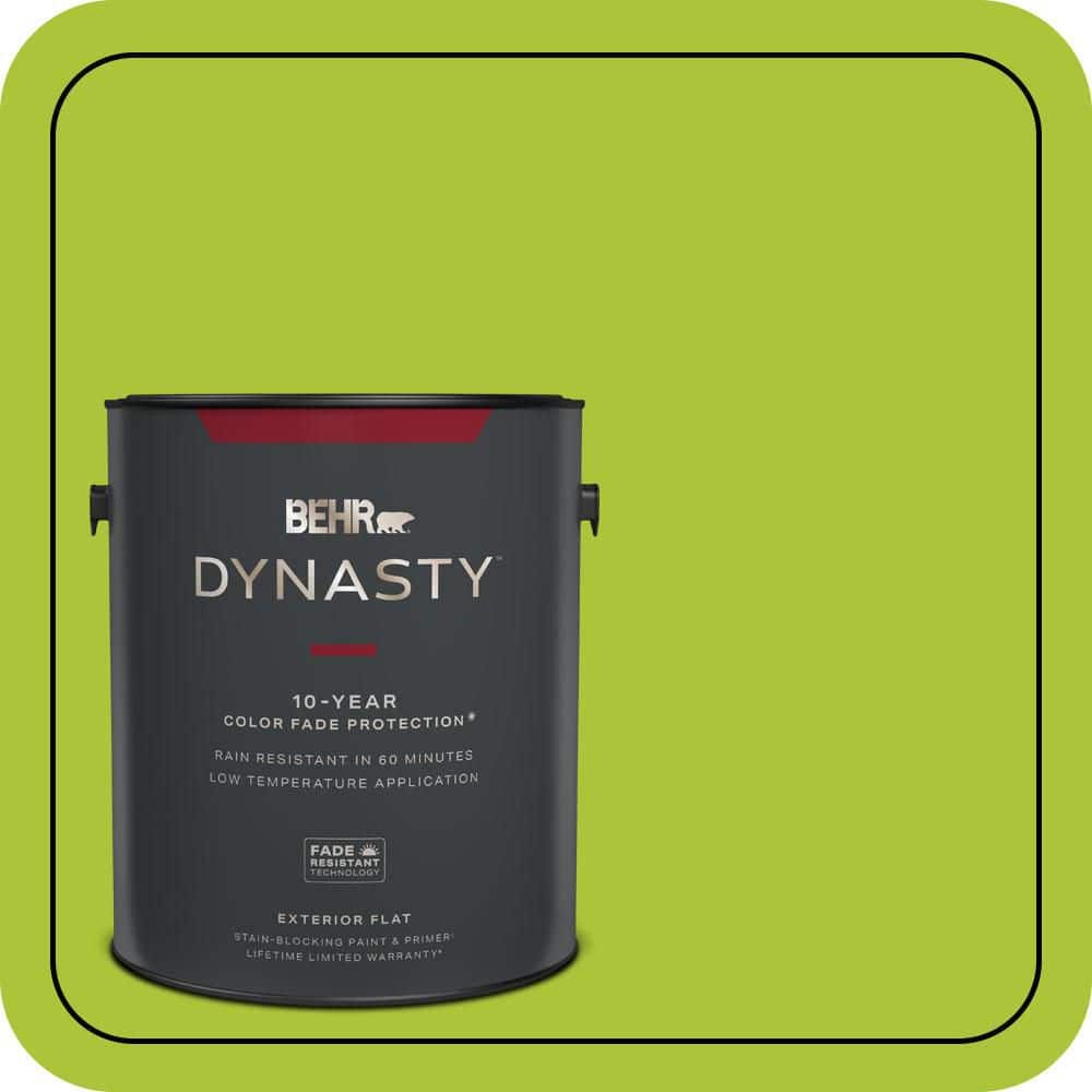 1 gal. #410B-6 Crisp Green Flat Exterior Stain-Blocking Paint & Primer price history on PriceWatchPro