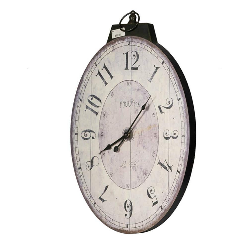 インテリア時計 antique wall clock Amazon.com: YIYIONCE Vintage Style Double Sided Clock 12In Antique