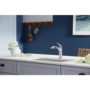 Rival Single Handle Pull-Out Kitchen Sink Faucet with 2-Function Sprayhead in Polished Chrome