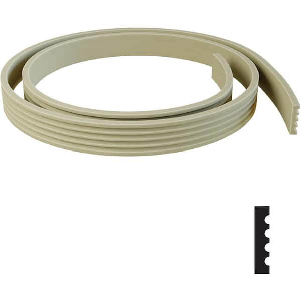 Ekena Millwork 3/4 in. x 144 in. x 3 7/16 in. Resin Casing Flexible Moulding