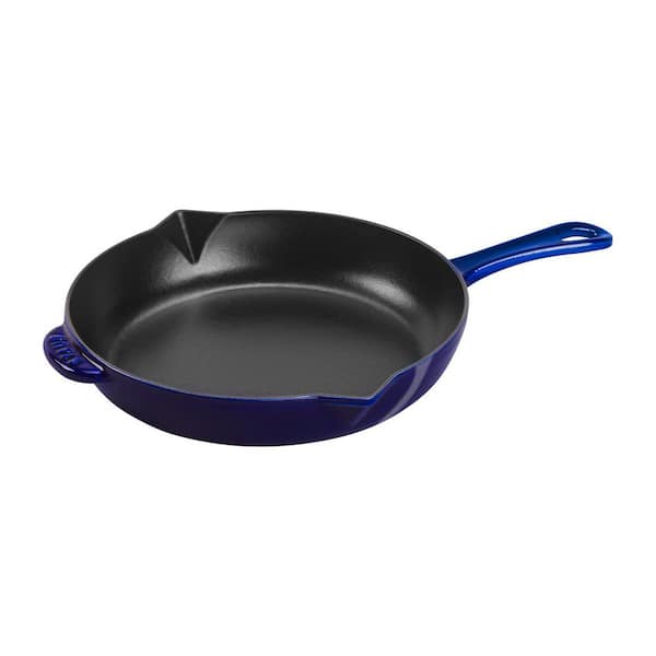 Cast Iron 10 in. Fry Pan - Dark Blue