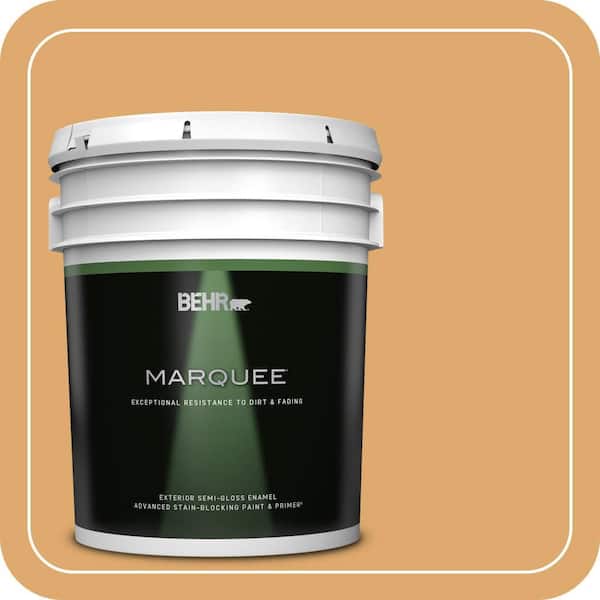 BEHR MARQUEE 5 gal. Home Decorators Collection #HDC-FL13-2 Corn Maze Semi-Gloss Enamel Exterior Paint & Primer