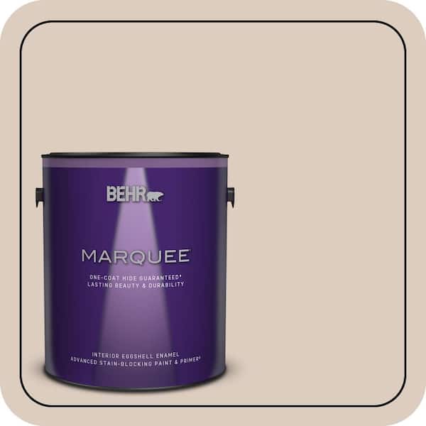 BEHR MARQUEE 1 gal. #N190-2 Stonewashed Brown Eggshell Enamel Interior Paint & Primer