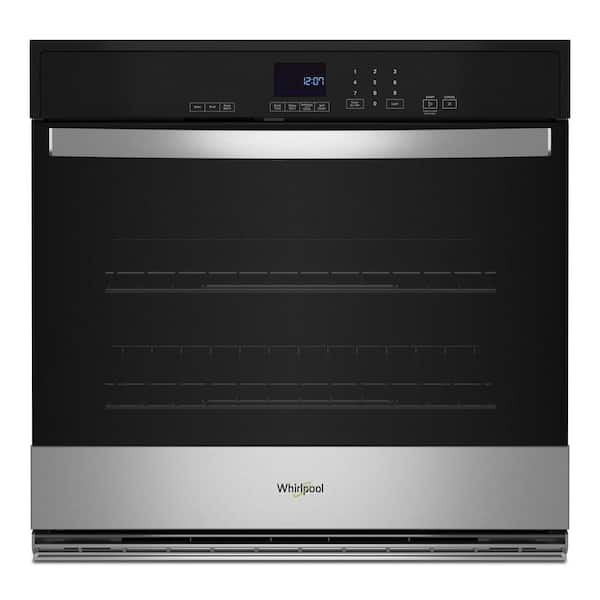 Whirlpool 27 in. Single Electric Wall Oven with Self-Cleaning in Stainless Steel