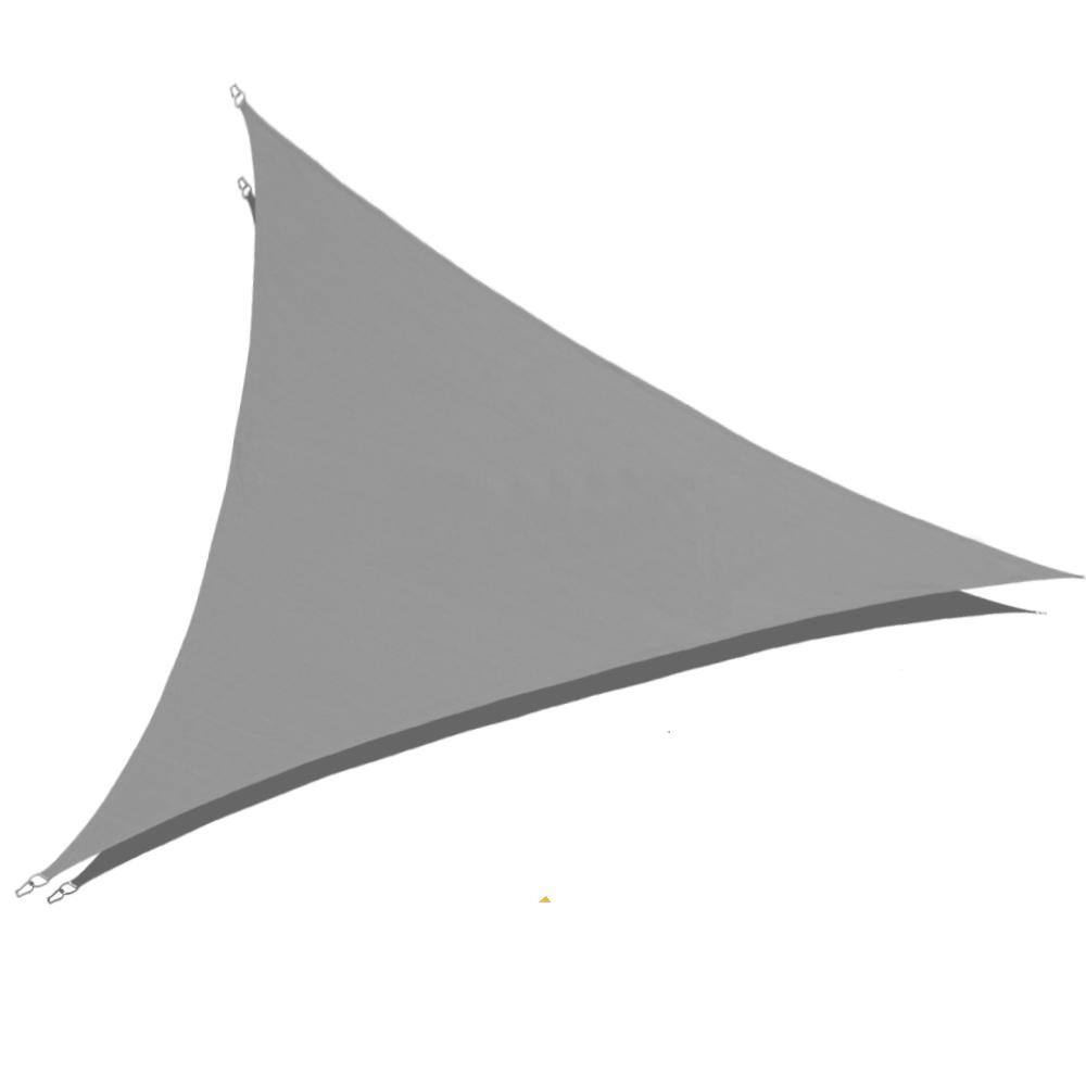 Shade&Beyond 20 ft. x 20 ft. x 20 ft. Light Grey Triangle Sun Shade