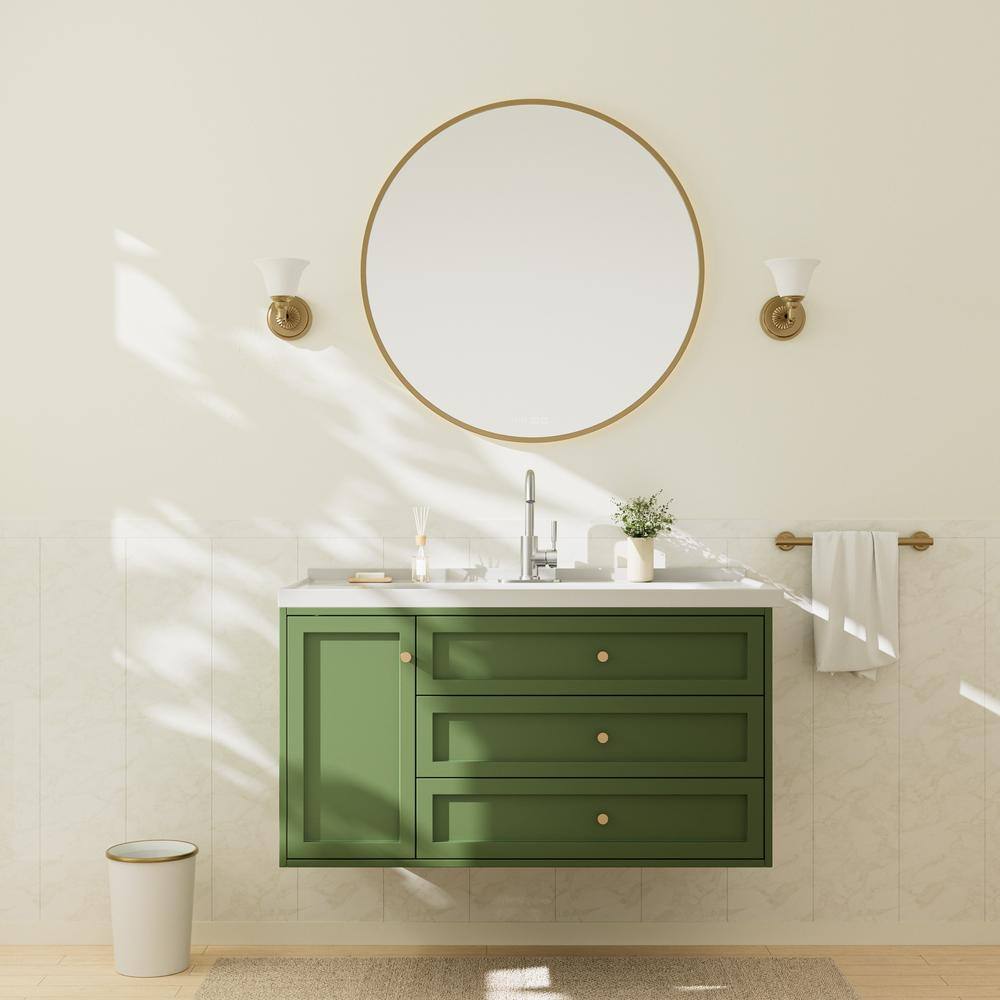Brushed Nickel Single-Handle Bathroom Faucet with Metal Drain