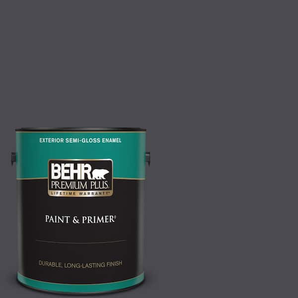 BEHR PREMIUM PLUS 1 gal. #N560-7 Limoscene Semi-Gloss Enamel Exterior Paint & Primer