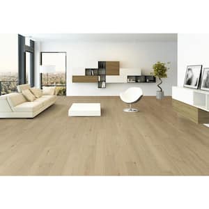 Yosemite Oak 1/2 in. T x 5 in. W Tongue and Groove Wire Brushed Engineered Hardwood Flooring (26.25 sq. ft/Case)