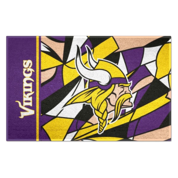 Minnesota Vikings Patterned 1.5 ft. x 2.5 ft. XFIT Design Starter Area Rug