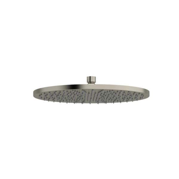 RIOBEL 1-Spray Pattern 12 in. Wall Mount Fixed Showerhead in Brushed Nickel