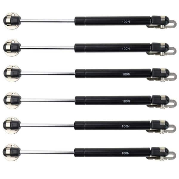 6-Pack 10 in. Cabinet Struts, 100N/22.5 lbs. Gas Struts, Cabinet Shocks, Cabinet Door Lift Pneumatic Support