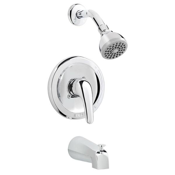 KEENEY Belanger Single-Handle 1-Spray Tub and Shower Faucet in Polished Chrome (Valve Included)