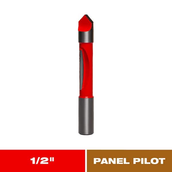 1/2 in. Carbide Panel Pilot Router Bit