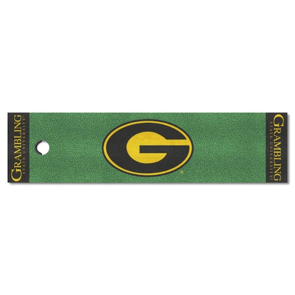 FANMATS 1.5 ft. x 6 ft. Grambling State Tigers Putting Green Mat