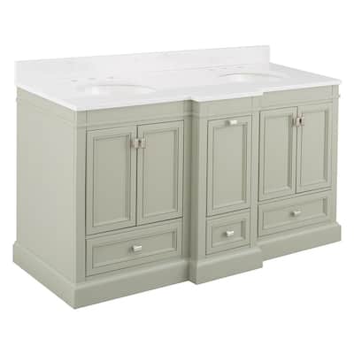 Home Decorators Collection Double Sink Bathroom Vanities Bath The Depot - Home Depot Bathroom Vanity Double Sinks