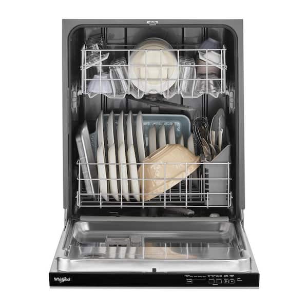 24 in. Top Control Built-In Tall Tub Dishwasher in Fingerprint Resistant Stainless Steel with 5-Cycles 55 dBA