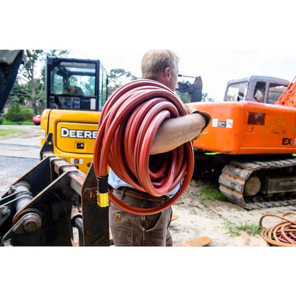 WATERWORKS ContractorFarm 3/4 in. x 100 ft. Heavy Duty Contractor Water Hose  CWWCFT34100 - The Home Depot