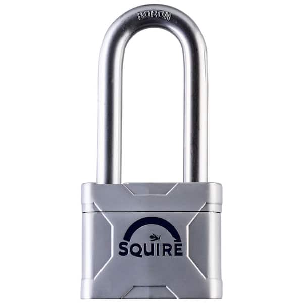 Mercury 2.16 in. Wide Steel Keyed Padlock with 2.5 in. High Boron Shackle