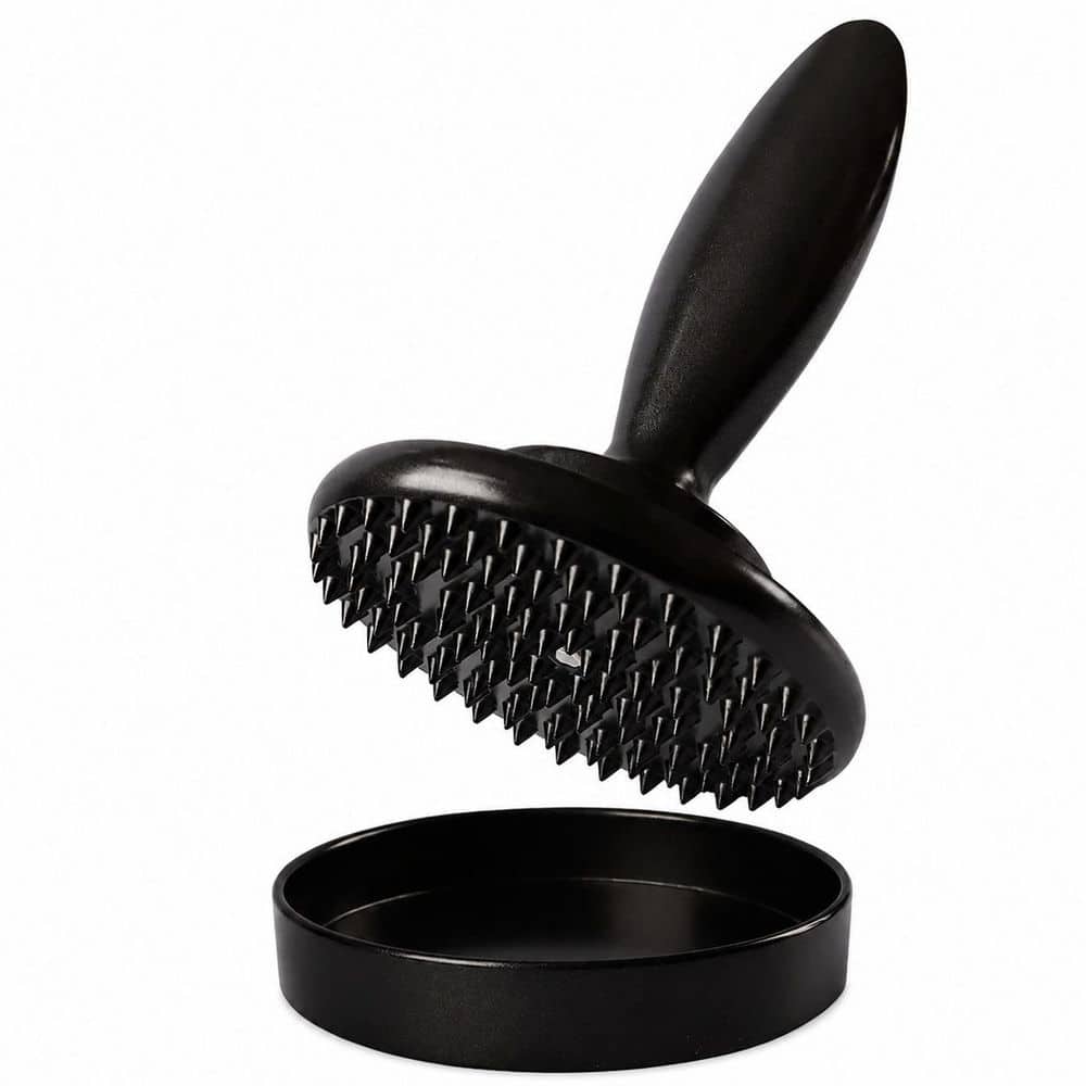 Dual-Sided Aluminum Meat Tenderizer and Hamburger Press with Metal Base and Patty Papers