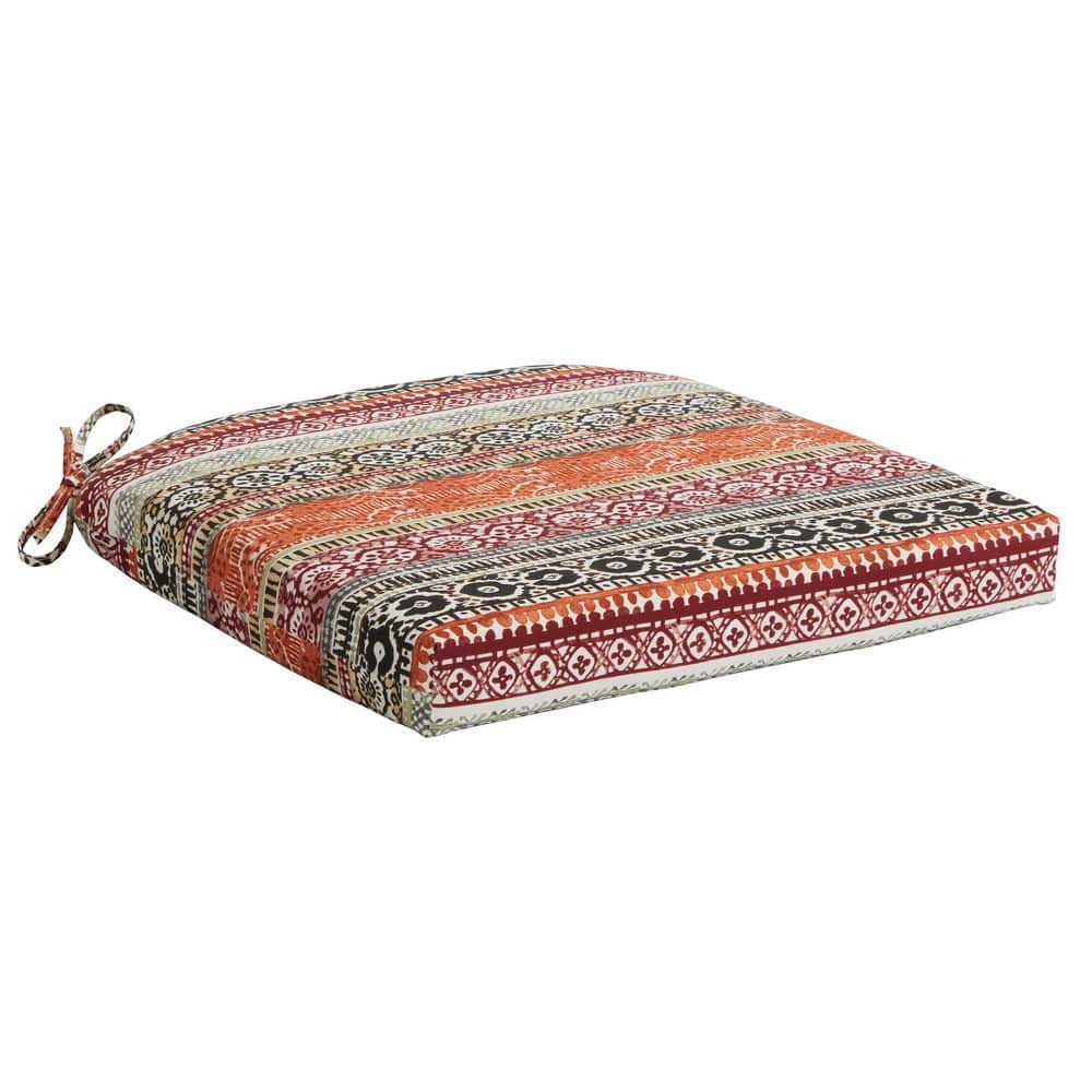 20 in. W x 20 in. D Universal Outdoor Seat Pad in Patterned Stripe price history on PriceWatchPro