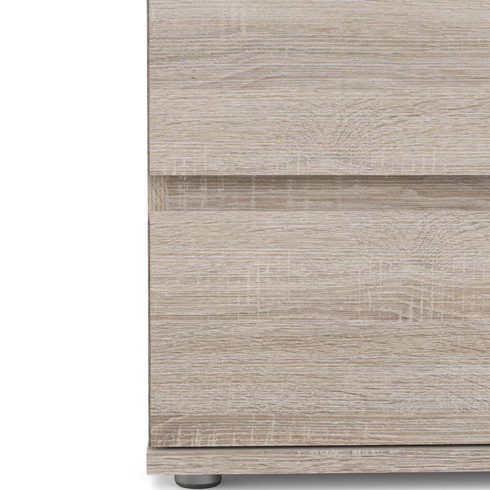 Truffle 2-Drawer Handle-Free Nightstand