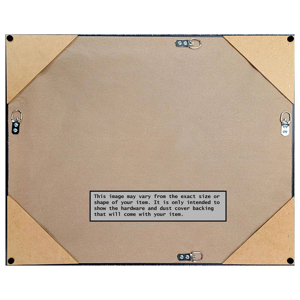 Blanco White Wood Full Length Rectangular Wall Mirror