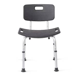 Shower Chair Bath Bench with Back Support, Infused with Microban Antimicrobial Protection