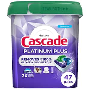 Platinum Plus ActionPacs with Dawn Fresh Scent Dishwashing Machine Detergent (47-Count)
