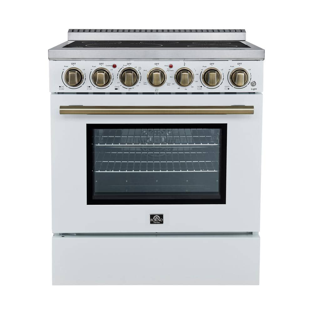 Forno Paolo 30 in. Electric Range 5 Burner Element in White