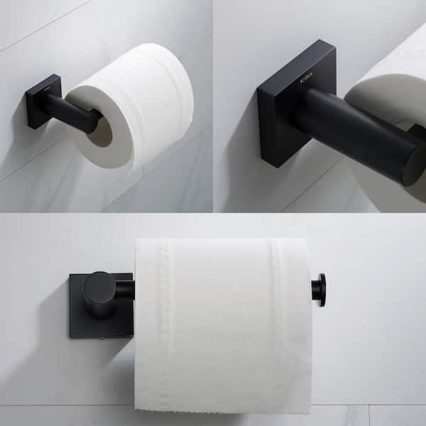 Kraus KEA-17729MB Ventus Bathroom Toilet Paper Holder, Matte Black