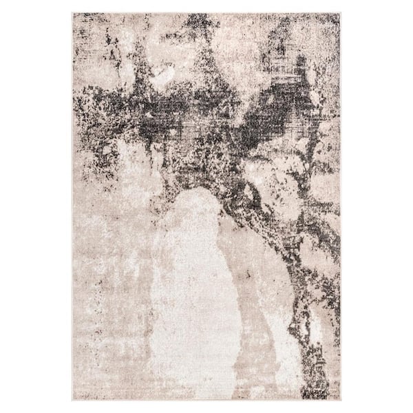 nuLOOM Kailyn Contemporary Vintage Gray 7 ft. 10 in. x 10 ft. Area Rug