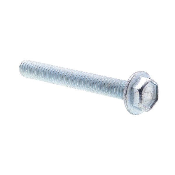 Prime-Line 5/16 in.-18 x 2-1/2 in. Zinc Plated Case Hardened Steel Hex Bolts Serrated Flange Bolts (25-Pack)
