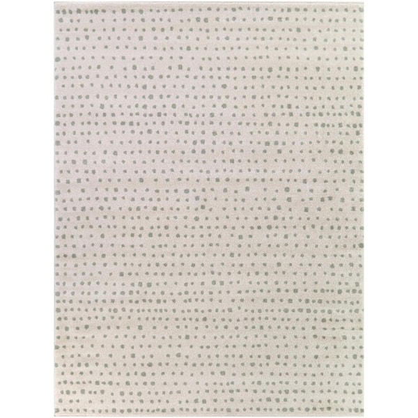 Dimitri Cream 7 ft. 10 in. x 10 ft. Dots Area Rug