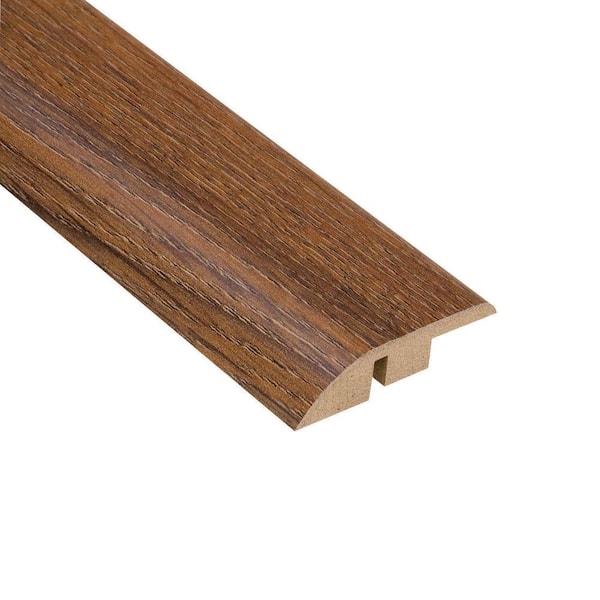 Unbranded Palace Oak Dark 1/2 in. Thick x 1-3/4 in. Wide x 94 in. Length Laminate Hard Surface Reducer Molding